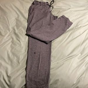 Dark heather gray luxtreme ankle length pants